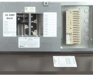 50 Amp RV Fuse Panel with Door