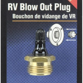Brass RV Blow Out Plug