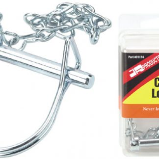 Coupler Lock Hitch Pin with Pin Saver, 1/4" diameter with 1 3/8" Usable Length