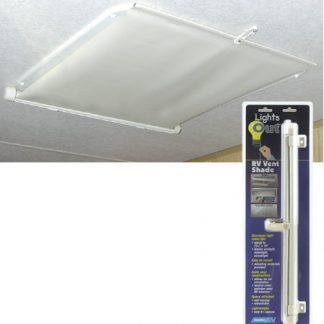 Cream Lights Out Indoor RV Vent Shade