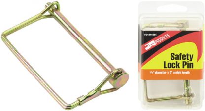 Safety Lock Pin, 1/4" diameter with 2 3/4" Usable Length