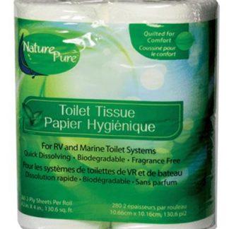 NaturePure 2-Ply Toilet Tissue for RV and Marine Toilet Systems