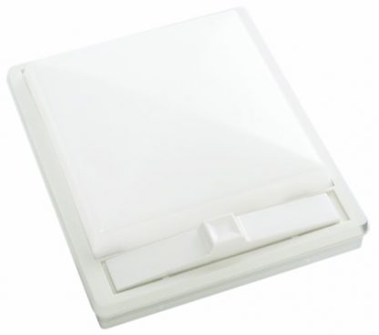 White with White Lens Single Square Dome Light
