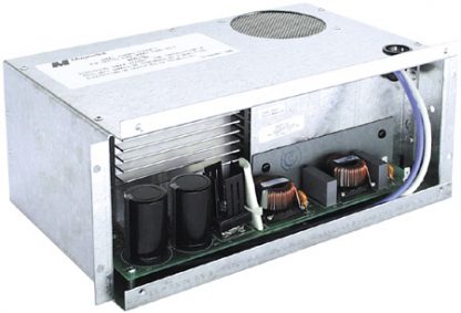 Electronic AC to DC converter section with 45 Amp maximum output and 45 Amp charging system