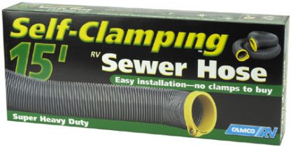 15' Self Clamping RV Sewer Hose