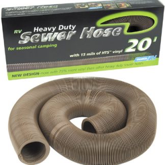 20' Heavy Duty Brown HTS RV Sewer Hose