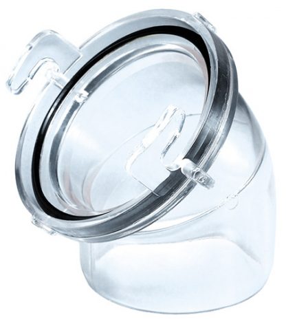 45° Clear Hose Adapter